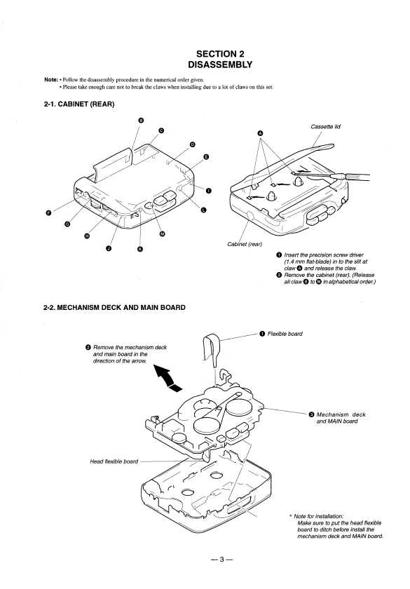 Сервисная инструкция Sony WM-FX123