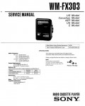 Сервисная инструкция Sony WM-FX303