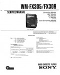 Сервисная инструкция Sony WM-FX305, WM-FX309