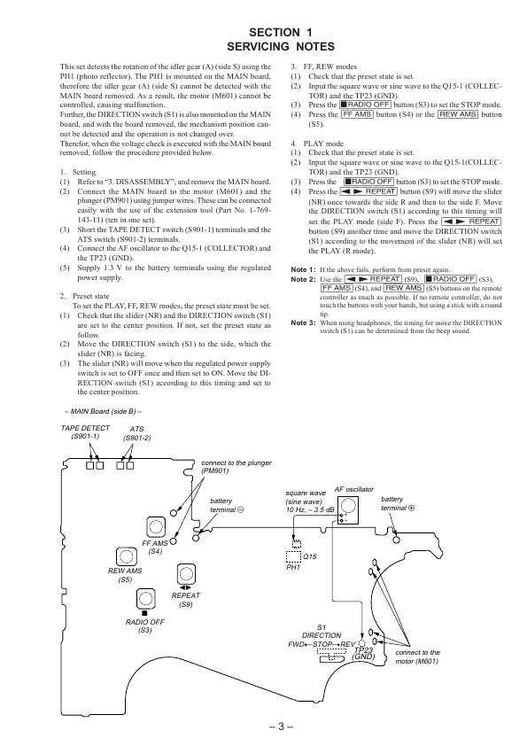 Сервисная инструкция Sony WM-FX673, WM-FX877