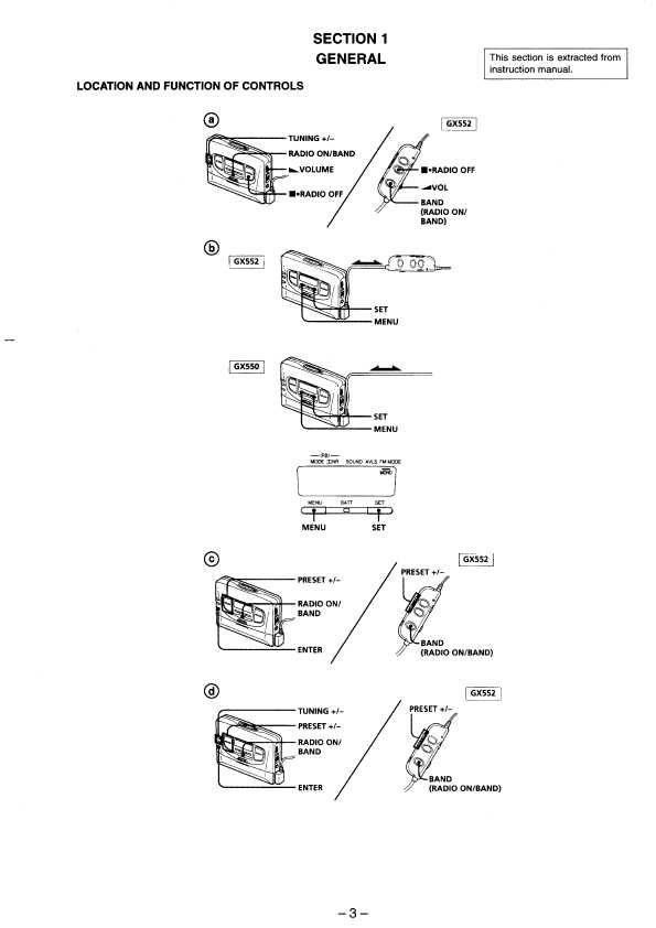 Сервисная инструкция Sony WM-GX550, WM-GX552