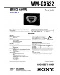 Сервисная инструкция Sony WM-GX622