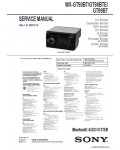 Сервисная инструкция SONY WX-GT90BT, GT900BTE, GT99BT