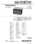 Сервисная инструкция SONY XAV-701BT, 741
