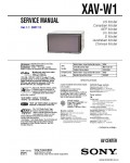 Сервисная инструкция SONY XAV-W1 V1.1