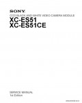 Сервисная инструкция SONY XC-ES51