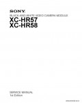 Сервисная инструкция SONY XC-HR57, HR58