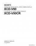 Сервисная инструкция SONY XCD-V50