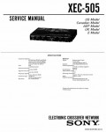 Сервисная инструкция SONY XEC-505