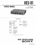 Сервисная инструкция SONY XES-X1