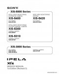 Сервисная инструкция SONY XIS-5000, SERIES, 1st-edition, REV.3