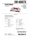 Сервисная инструкция Sony XM-460GTX