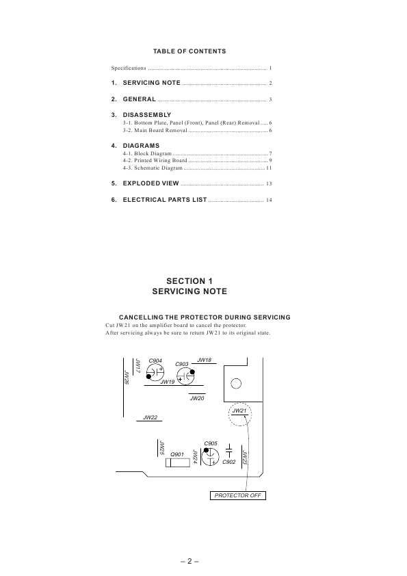 Сервисная инструкция Sony XM-552HX