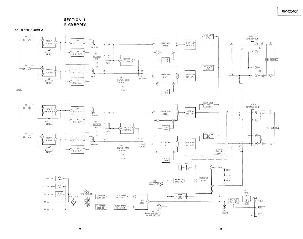 Сервисная инструкция Sony XM-5540F