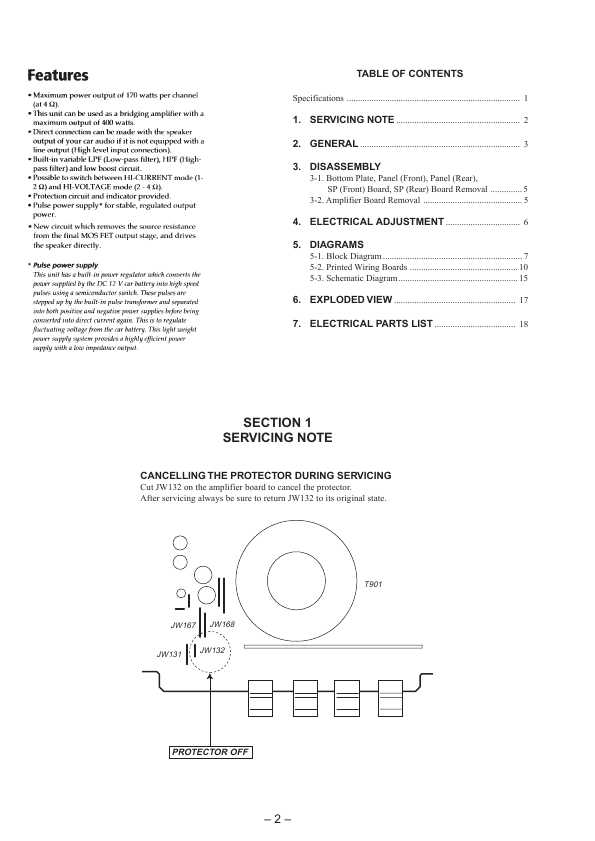 Сервисная инструкция Sony XM-754HX