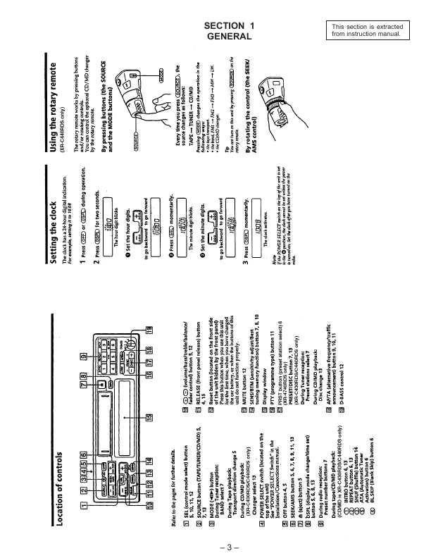 Сервисная инструкция Sony XR-4740RDS, XR-C430RDS, XR-C440RDS