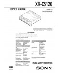 Сервисная инструкция Sony XR-C5120