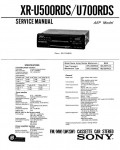Сервисная инструкция Sony XR-U500RDS XR-U700RDS