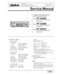 Сервисная инструкция Clarion PF-2594A, 2594B, 2597A