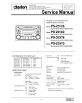 Сервисная инструкция Clarion PS-2512B, 2512D, 2537B, 2537D