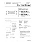 Сервисная инструкция Clarion PS-3027K-A, 3028K-A