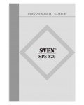 Сервисная инструкция Sven SPS-820