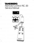 Сервисная инструкция Tandberg RC-20