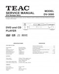 Сервисная инструкция Teac DV-3000