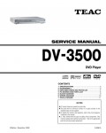 Сервисная инструкция Teac DV-3500