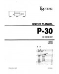 Сервисная инструкция Teac Esoteric P30