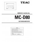 Сервисная инструкция Teac MC-D80