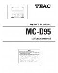 Сервисная инструкция Teac MC-D95