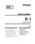 Сервисная инструкция Teac R-1