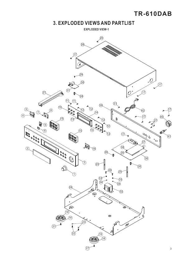 Сервисная инструкция Teac T-R610DAB