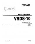 Сервисная инструкция Teac VRDS-10
