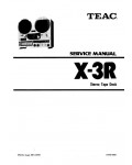 Сервисная инструкция Teac X-3R
