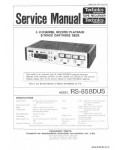 Сервисная инструкция TECHNICS RS-858DUS