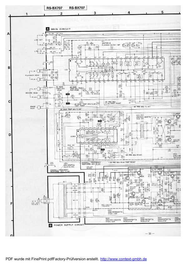 Сервисная инструкция Technics RS-BX707, RS-BX727