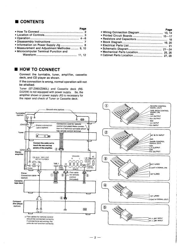 Сервисная инструкция Technics RS-D225W