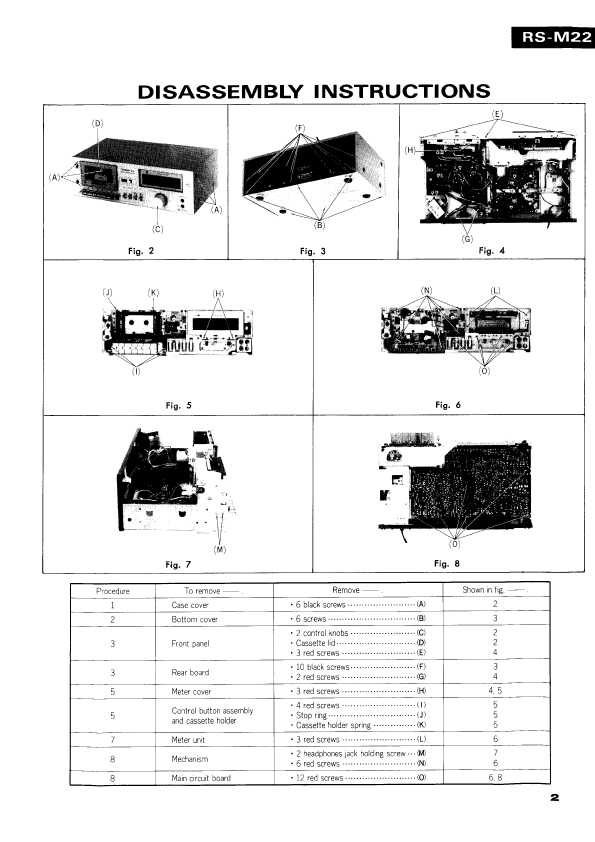 Сервисная инструкция Technics RS-M22