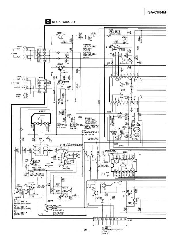 Сервисная инструкция Technics SA-CH84M SCH