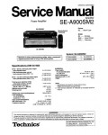 Сервисная инструкция Technics SE-A900SMII