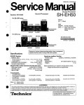 Сервисная инструкция Technics SH-EH50