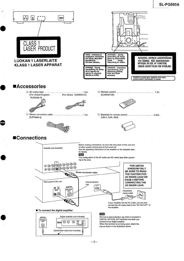 Сервисная инструкция Technics SL-PG560A