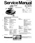 Сервисная инструкция Technics SL-S270