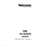 Сервисная инструкция Tektronix 545A Oscilloscope