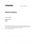 Сервисная инструкция Toshiba 20DL76, 20VL65R, 20VL66