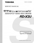 Сервисная инструкция Toshiba RD-X2U
