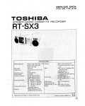 Сервисная инструкция Toshiba RT-SX3