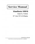 Сервисная инструкция Viewsonic VX910 (VS10162)